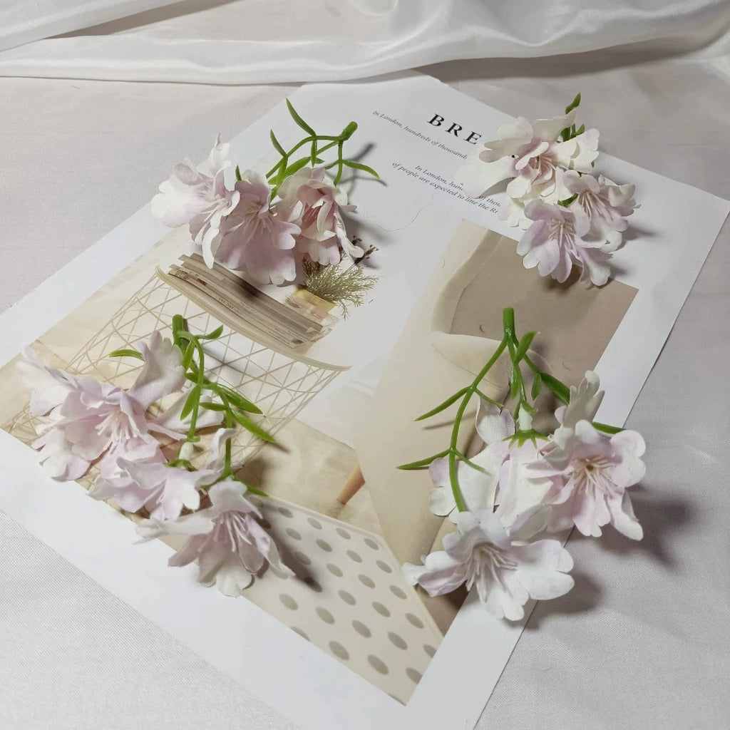 Tige de Fleur Sauvage Artificielle 10 cm, Lot pour DIY Mariage, Corsage, Boutonnière, Décoration Cadeau, Ambiance Champêtre et Poétique