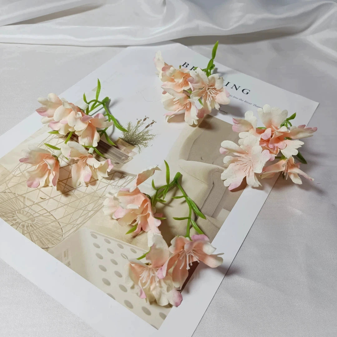 Tige de Fleur Sauvage Artificielle 10 cm, Lot pour DIY Mariage, Corsage, Boutonnière, Décoration Cadeau, Ambiance Champêtre et Poétique