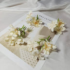 Tige de Fleur Sauvage Artificielle 10 cm, Lot pour DIY Mariage, Corsage, Boutonnière, Décoration Cadeau, Ambiance Champêtre et Poétique