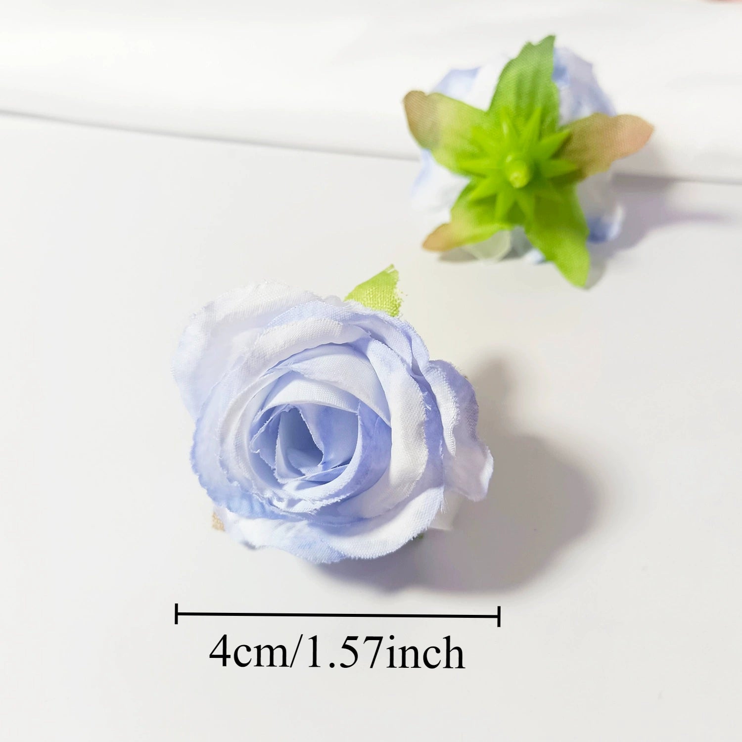 Lot Têtes de Mini Roses Artificielles 4cm, Fleur Qualité Supérieure pour DIY, Décoration Mariage Champêtre, Corsage, Bricolage Floral