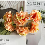 Bouquet de fleurs sauvages en faux, 11 cm x 8 cm, décoration élégante, mariage, événements, cadeaux, ambiance champêtre