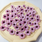 Petits Cœurs de Marguerite en Soie, 3,5 cm, Décorations Écologiques, Idéal pour Mariages, DIY, Décor de Maison, Cadeaux