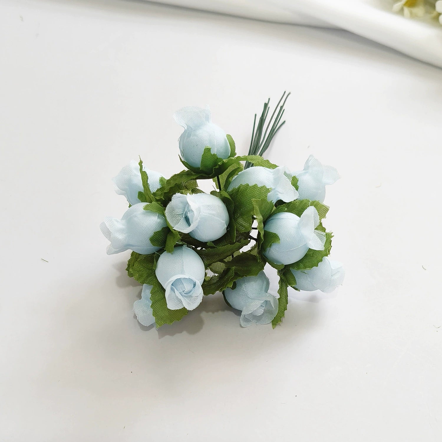 Bouquet de 12 Mini Fleurs de Grenadier Artificielles, 2cm, Esprit Champêtre Rétro, pour Décoration, Mariage, DIY