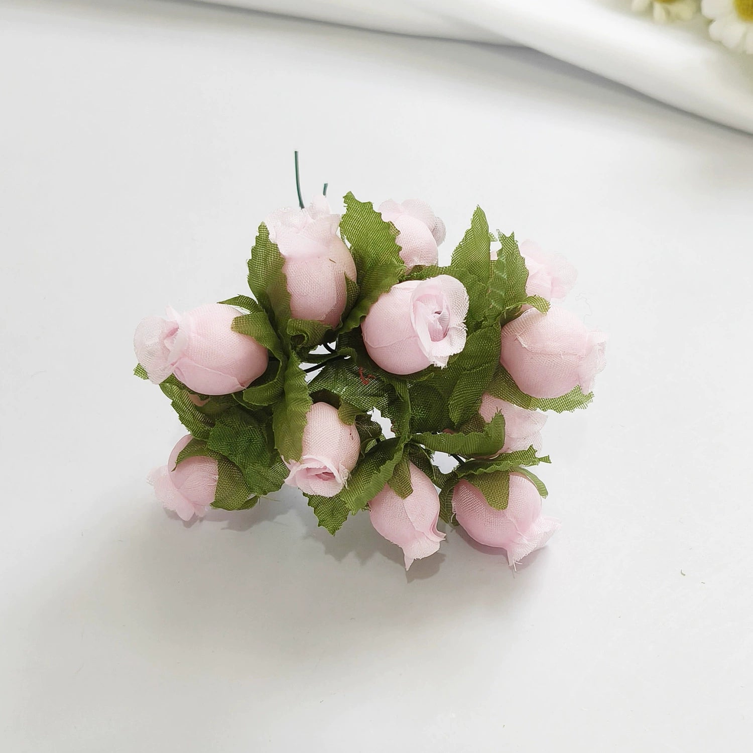 Bouquet de 12 Mini Fleurs de Grenadier Artificielles, 2cm, Esprit Champêtre Rétro, pour Décoration, Mariage, DIY