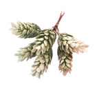 Branche Artificielle 10cm, Fleur Décorative pour DIY, Corsage, Mariage, Guirlande, Aspect Naturel, Ambiance Champêtre et Rétro