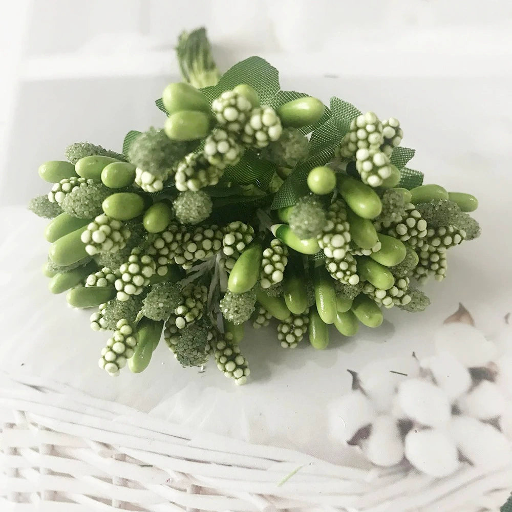 Couronne de Fleurs DIY avec Baies, 9cm, Fausse Fleur Écologique, Élégante pour Mariages, Décor de Maison, Cadeaux