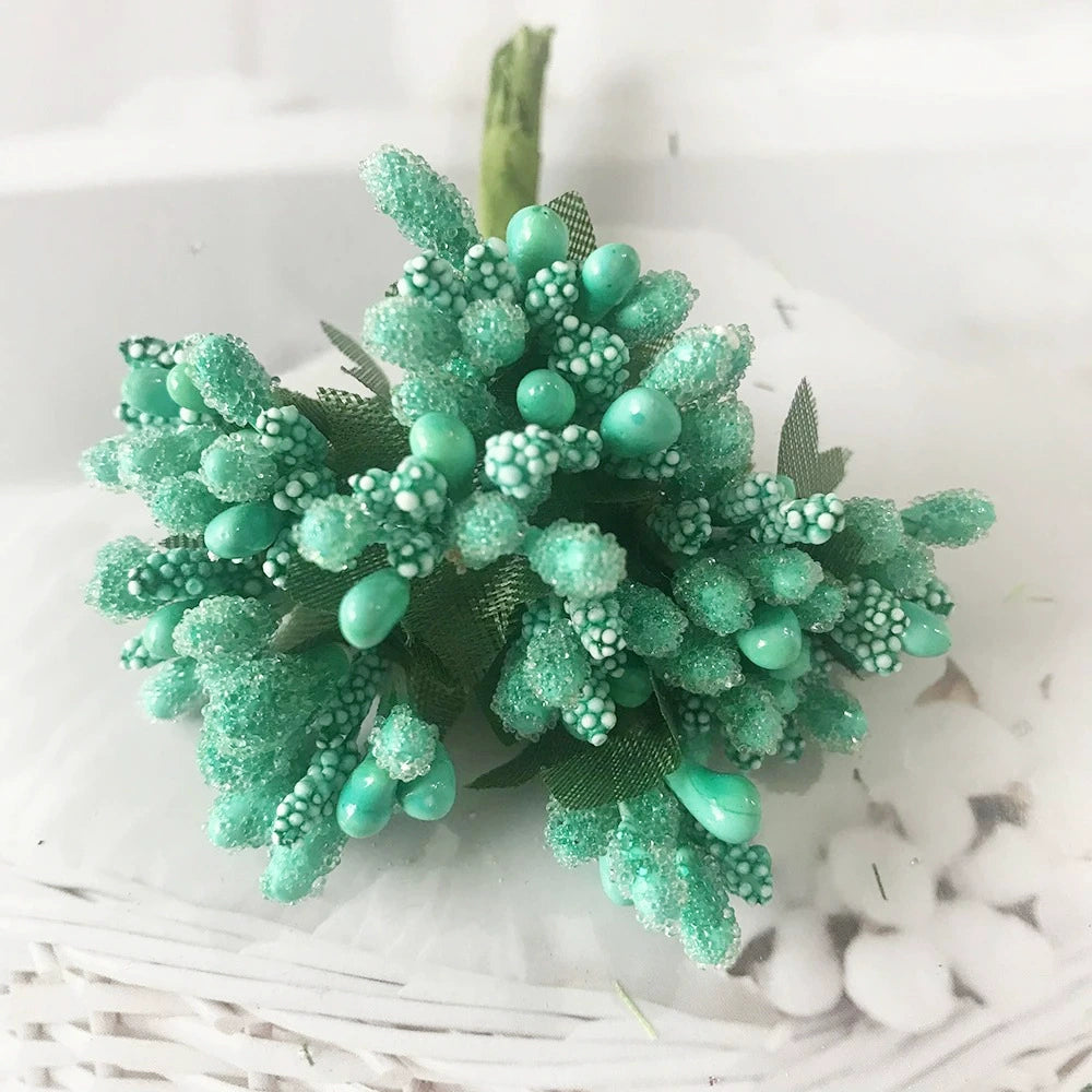 Couronne de Fleurs DIY avec Baies, 9cm, Fausse Fleur Écologique, Élégante pour Mariages, Décor de Maison, Cadeaux