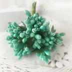 Couronne de Fleurs DIY avec Baies, 9cm, Fausse Fleur Écologique, Élégante pour Mariages, Décor de Maison, Cadeaux