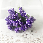 Couronne de Fleurs DIY avec Baies, 9cm, Fausse Fleur Écologique, Élégante pour Mariages, Décor de Maison, Cadeaux