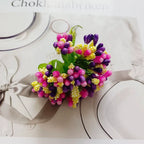 Couronne de Fleurs DIY avec Baies, 9cm, Fausse Fleur Écologique, Élégante pour Mariages, Décor de Maison, Cadeaux