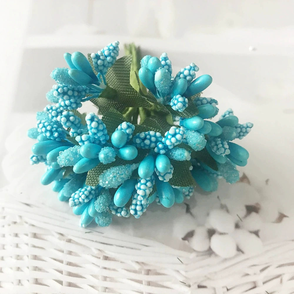 Couronne de Fleurs DIY avec Baies, 9cm, Fausse Fleur Écologique, Élégante pour Mariages, Décor de Maison, Cadeaux