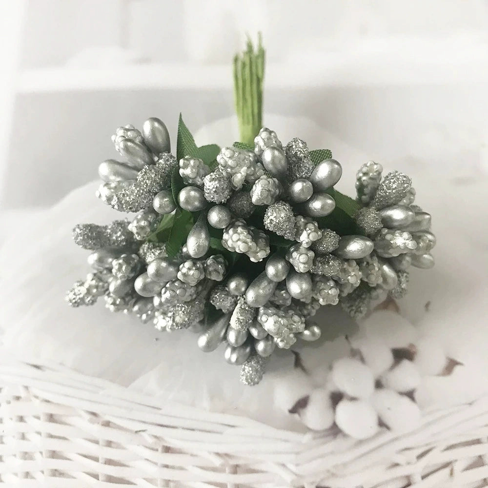 Couronne de Fleurs DIY avec Baies, 9cm, Fausse Fleur Écologique, Élégante pour Mariages, Décor de Maison, Cadeaux