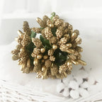 Couronne de Fleurs DIY avec Baies, 9cm, Fausse Fleur Écologique, Élégante pour Mariages, Décor de Maison, Cadeaux