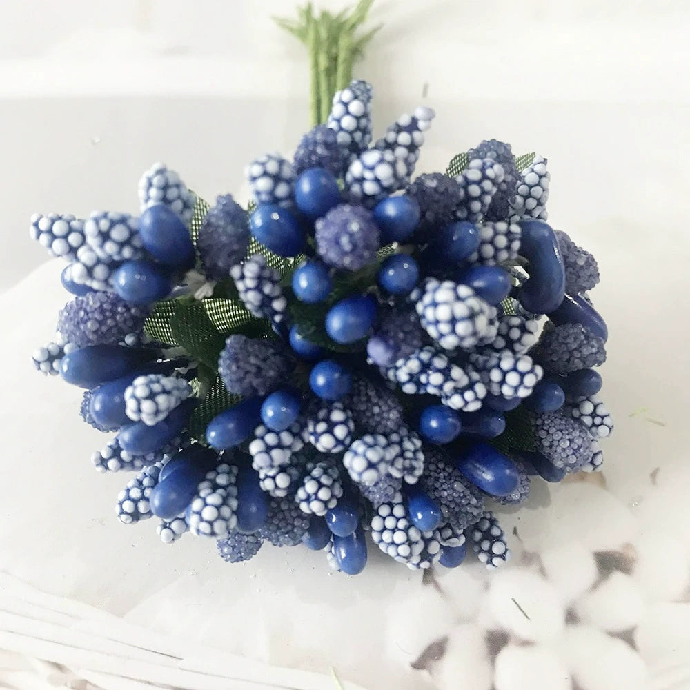 Couronne de Fleurs DIY avec Baies, 9cm, Fausse Fleur Écologique, Élégante pour Mariages, Décor de Maison, Cadeaux