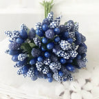 Couronne de Fleurs DIY avec Baies, 9cm, Fausse Fleur Écologique, Élégante pour Mariages, Décor de Maison, Cadeaux