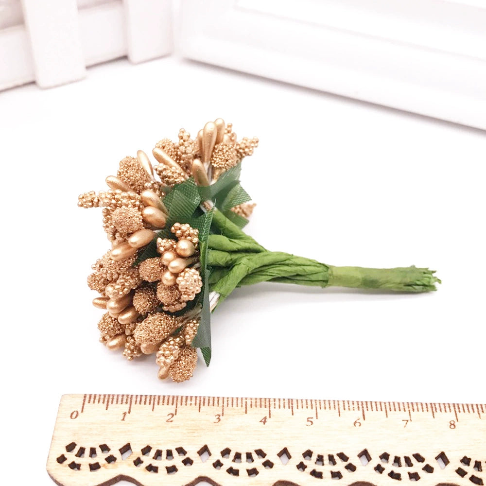 Couronne de Fleurs DIY avec Baies, 9cm, Fausse Fleur Écologique, Élégante pour Mariages, Décor de Maison, Cadeaux