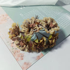 Bouquet de Dahlia Miniature en Faux, 11cm, Éléments DIY, Décoration Élégante pour Mariage, Maison, Terrasses, Cadeaux