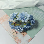 Bouquet de Dahlia Miniature en Faux, 11cm, Éléments DIY, Décoration Élégante pour Mariage, Maison, Terrasses, Cadeaux