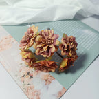 Bouquet de Dahlia Miniature en Faux, 11cm, Éléments DIY, Décoration Élégante pour Mariage, Maison, Terrasses, Cadeaux