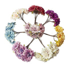 Bouquet de Dahlia Miniature en Faux, 11cm, Éléments DIY, Décoration Élégante pour Mariage, Maison, Terrasses, Cadeaux