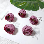 Lot de 10 Boutons de Rose Thé Rétro, 3,5cm, Qualité Réaliste pour DIY Mariage, Déco Champêtre, Guirlande, Ambiance Bohème Chic