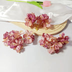 Têtes d'Hortensia Artificielles Vintage 5cm, Fleurs Effet Brûlé pour DIY, Mariage, Bouquet, Déco Champêtre, Vente en Gros