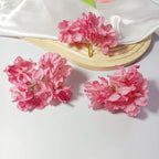 Têtes d'Hortensia Artificielles Vintage 5cm, Fleurs Effet Brûlé pour DIY, Mariage, Bouquet, Déco Champêtre, Vente en Gros