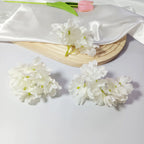 Têtes d'Hortensia Artificielles Vintage 5cm, Fleurs Effet Brûlé pour DIY, Mariage, Bouquet, Déco Champêtre, Vente en Gros