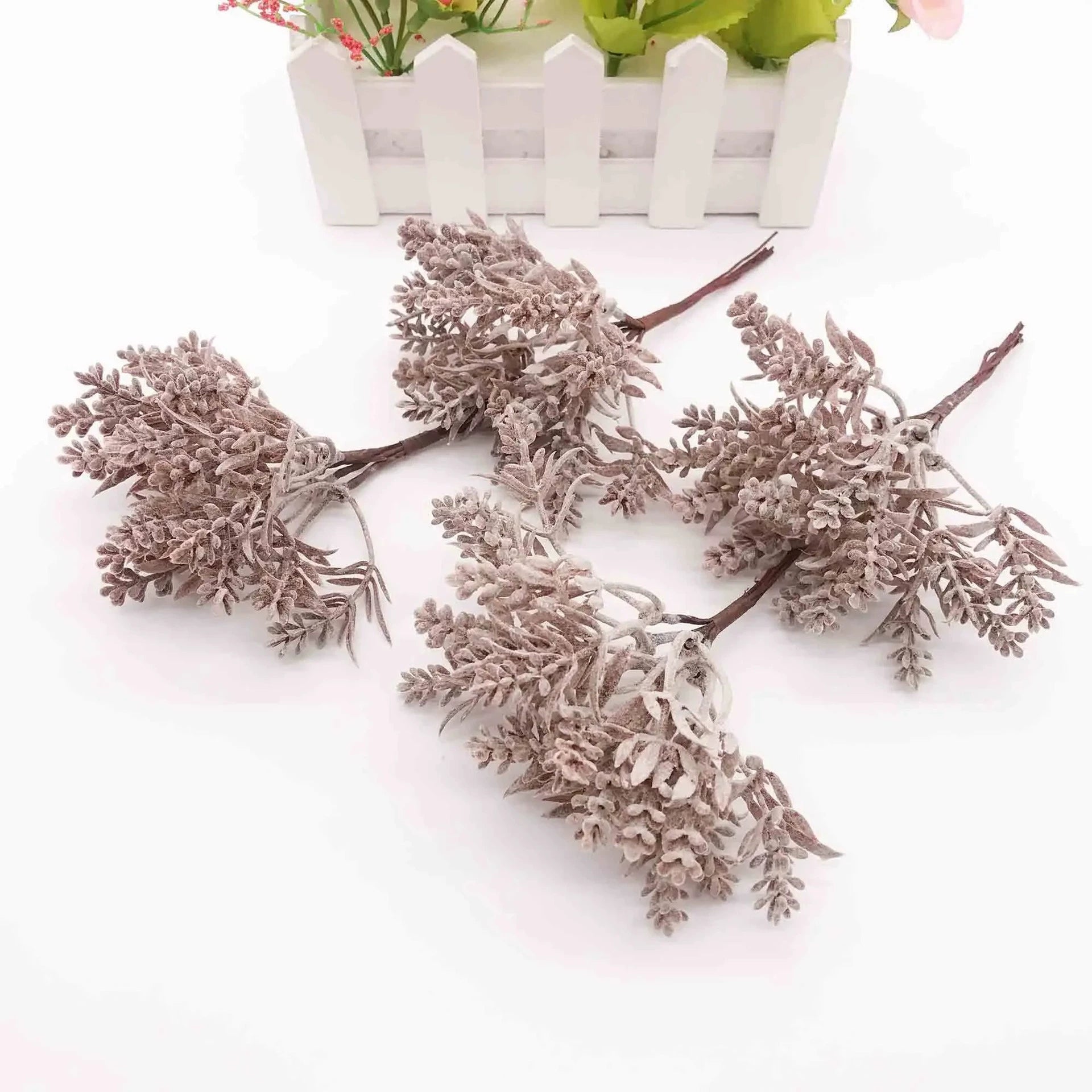 Bouquet de Lavande Artificielle, 14cm, Petits Brins Veloutés, Décoration Style Champêtre, Mariage, DIY, Ambiance Provence
