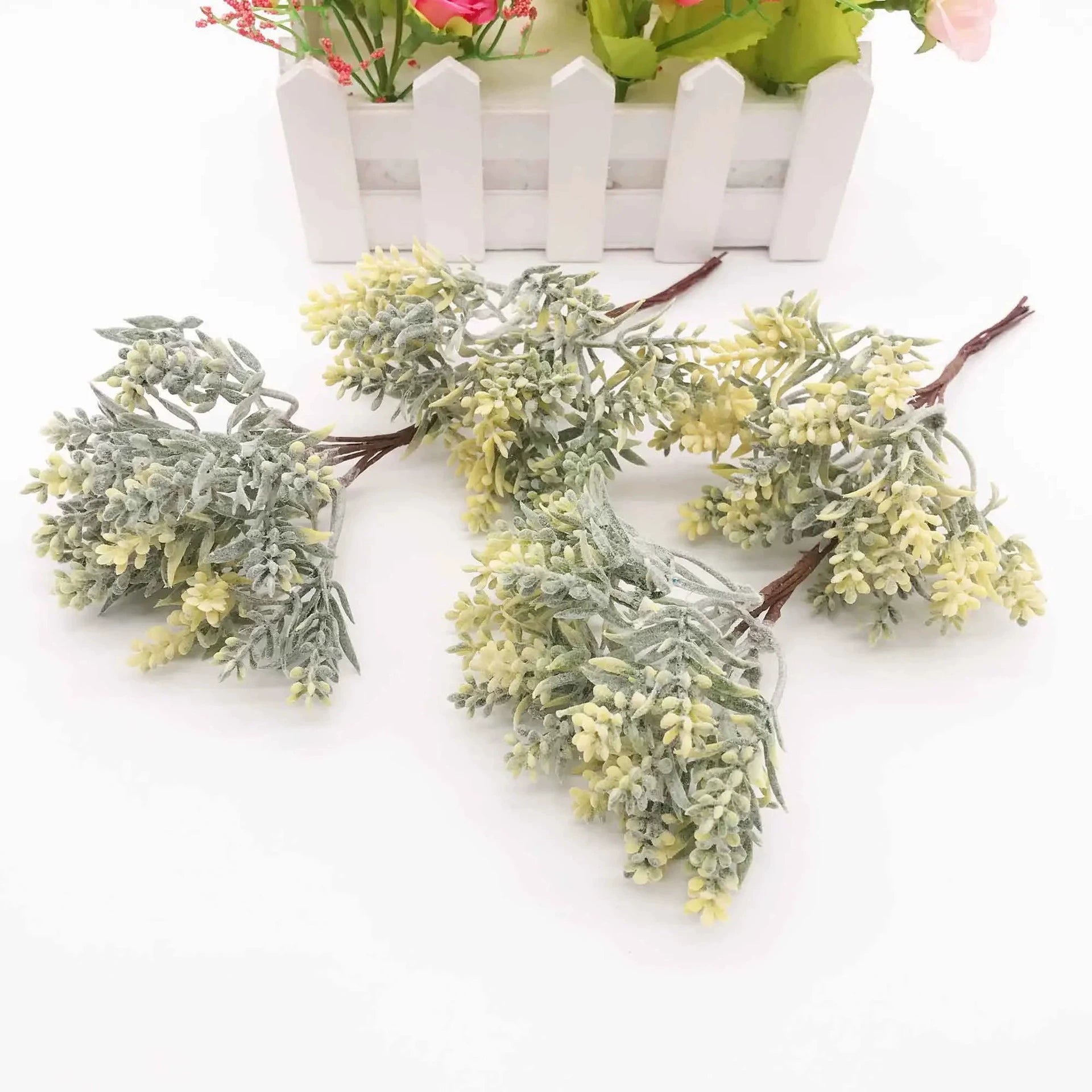 Bouquet de Lavande Artificielle, 14cm, Petits Brins Veloutés, Décoration Style Champêtre, Mariage, DIY, Ambiance Provence