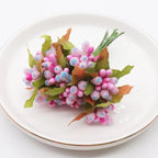 Bouquet de Gypsophile Artificiel (10 Brins), Petites Fleurs Blanches Givré, 9cm, pour DIY Mariage, Décoration Champêtre, Corsage, Chapeau de Paille