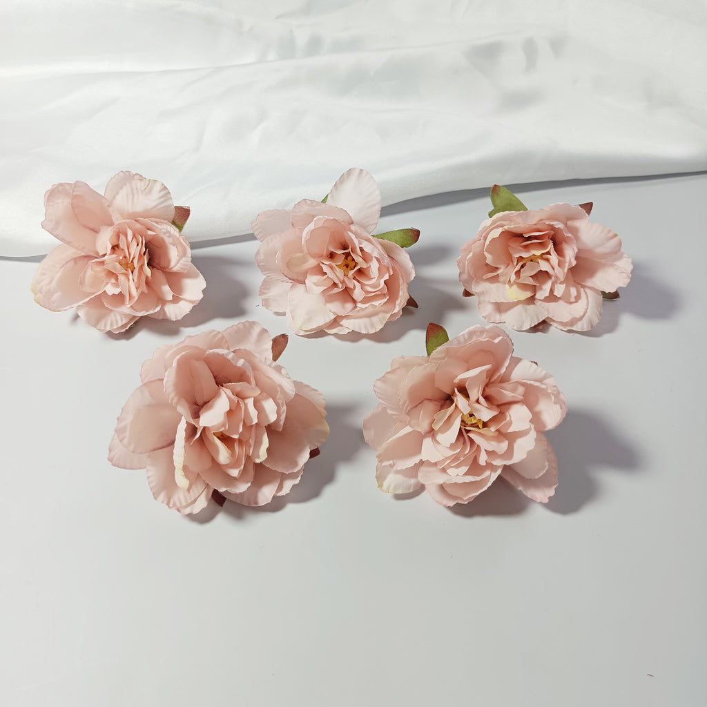 Têtes de Nénuphar Artificiel 7cm, Lot de 10, Pivoine en Soie au Toucher Réel, pour DIY Mariage, Décoration Murale, Charme Champêtre