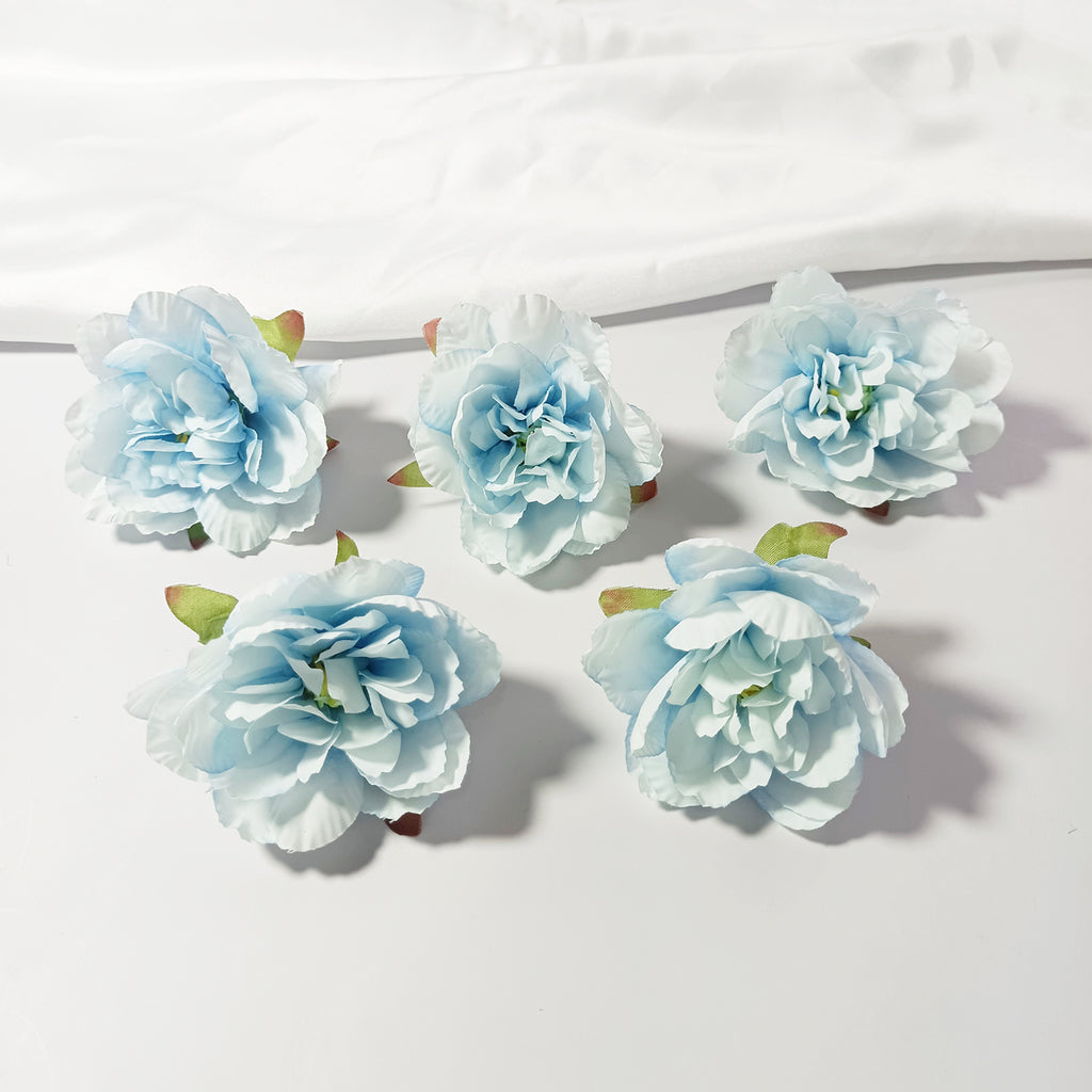 Têtes de Nénuphar Artificiel 7cm, Lot de 10, Pivoine en Soie au Toucher Réel, pour DIY Mariage, Décoration Murale, Charme Champêtre