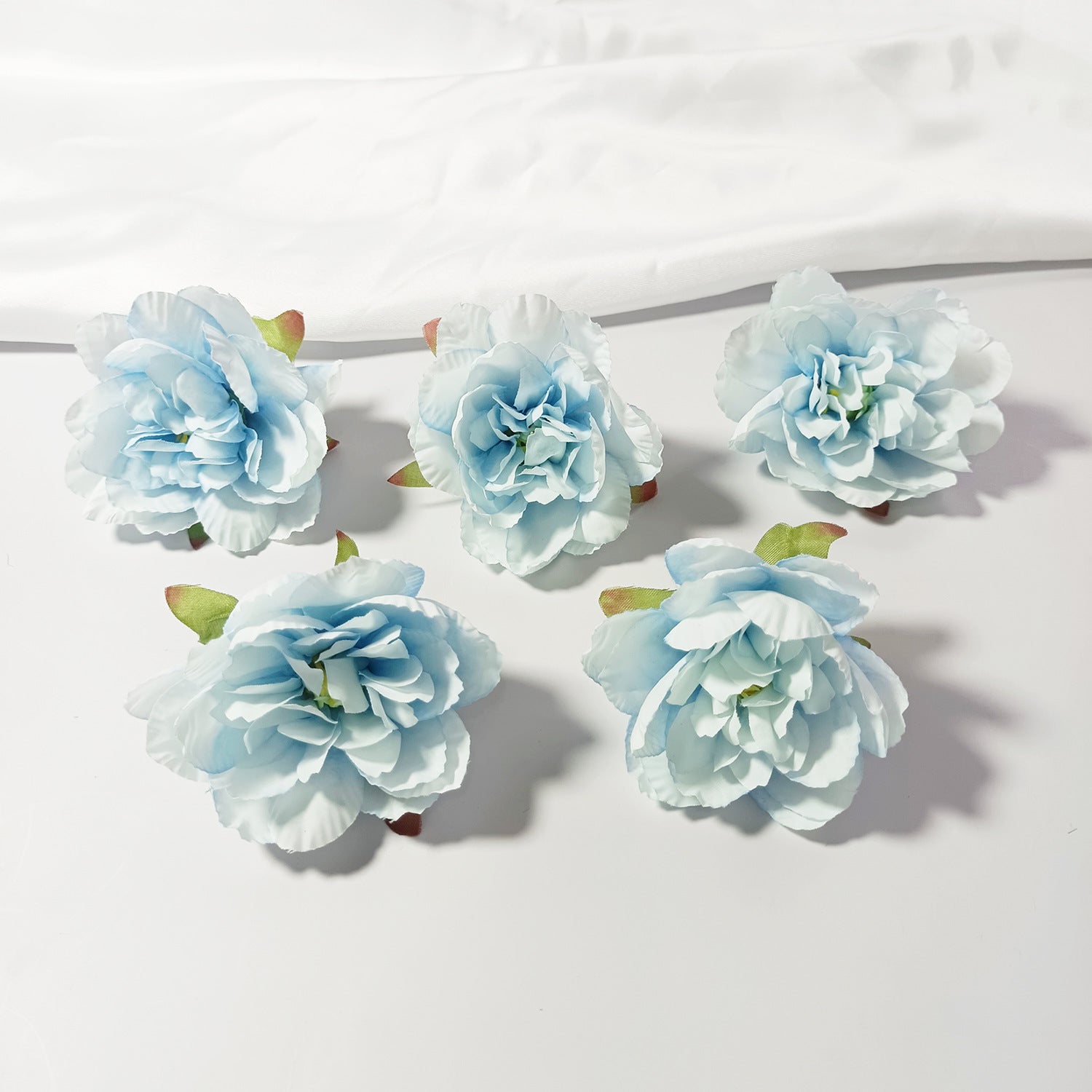 Têtes de Nénuphar Artificiel 7cm, Lot de 10, Pivoine en Soie au Toucher Réel, pour DIY Mariage, Décoration Murale, Charme Champêtre