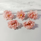 Têtes de Nénuphar Artificiel 7cm, Lot de 10, Pivoine en Soie au Toucher Réel, pour DIY Mariage, Décoration Murale, Charme Champêtre