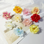Têtes de Nénuphar Artificiel 7cm, Lot de 10, Pivoine en Soie au Toucher Réel, pour DIY Mariage, Décoration Murale, Charme Champêtre
