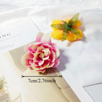 Têtes de Nénuphar Artificiel 7cm, Lot de 10, Pivoine en Soie au Toucher Réel, pour DIY Mariage, Décoration Murale, Charme Champêtre