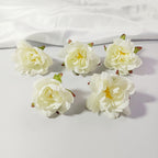 Têtes de Nénuphar Artificiel 7cm, Lot de 10, Pivoine en Soie au Toucher Réel, pour DIY Mariage, Décoration Murale, Charme Champêtre