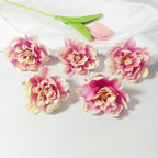 Têtes de Nénuphar Artificiel 7cm, Lot de 10, Pivoine en Soie au Toucher Réel, pour DIY Mariage, Décoration Murale, Charme Champêtre
