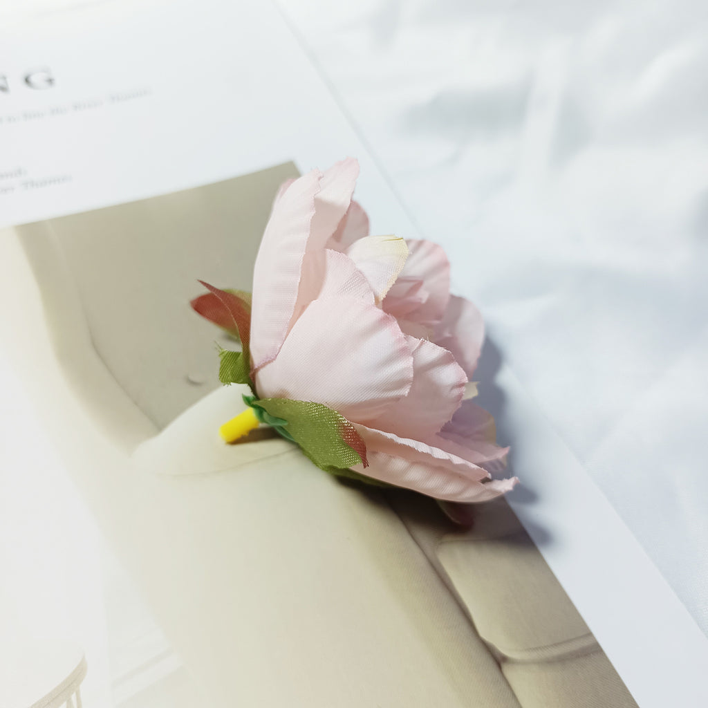 Têtes de Nénuphar Artificiel 7cm, Lot de 10, Pivoine en Soie au Toucher Réel, pour DIY Mariage, Décoration Murale, Charme Champêtre