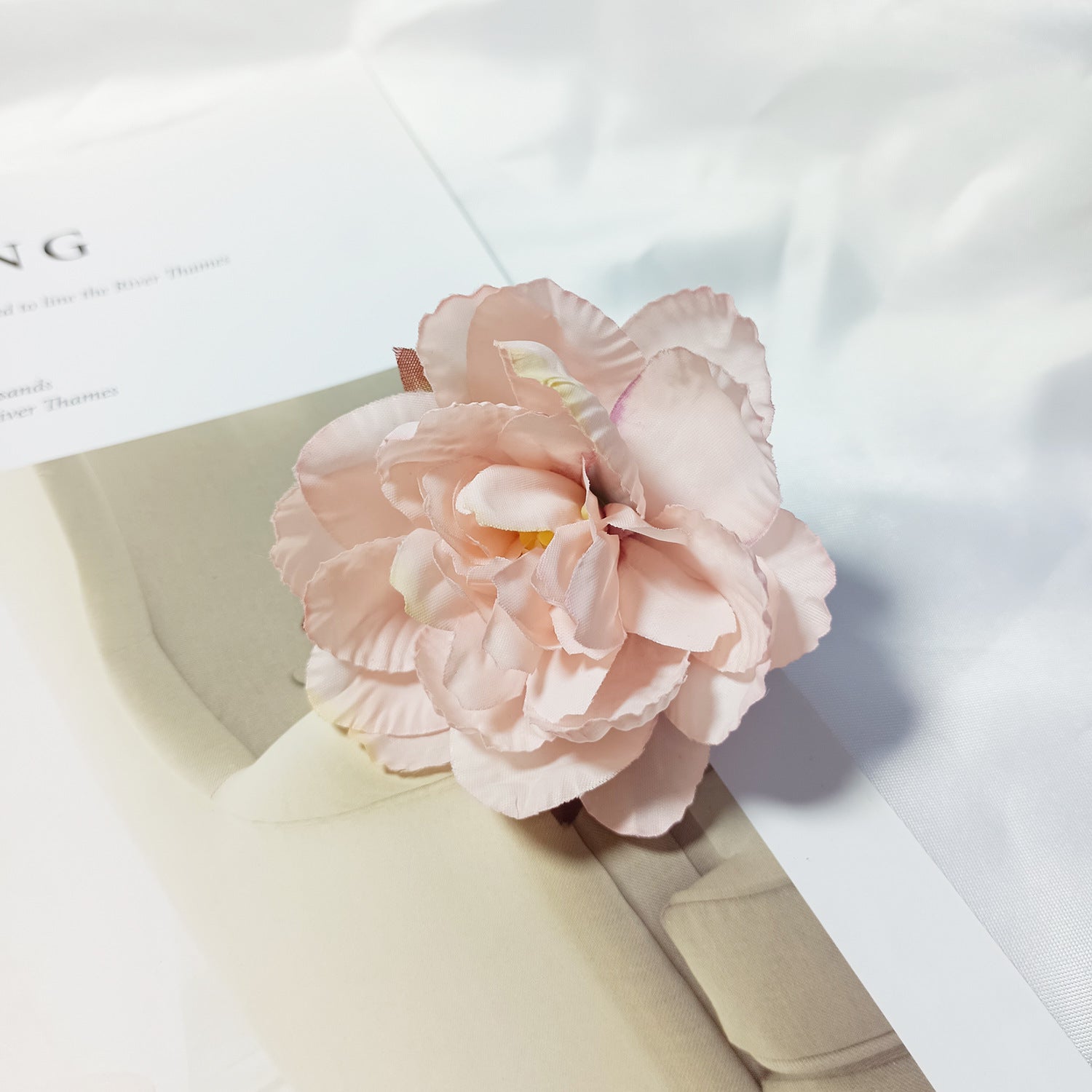 Têtes de Nénuphar Artificiel 7cm, Lot de 10, Pivoine en Soie au Toucher Réel, pour DIY Mariage, Décoration Murale, Charme Champêtre