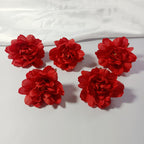 Têtes de Nénuphar Artificiel 7cm, Lot de 10, Pivoine en Soie au Toucher Réel, pour DIY Mariage, Décoration Murale, Charme Champêtre
