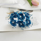 Fleurs Perlées Artificielles 12cm, Rameaux de Perles Délicates pour DIY Mariage, Accessoire Cheveux, Corsage, Décoration Champêtre et Bohème