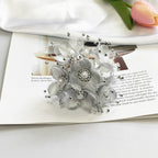 Fleurs Perlées Artificielles 12cm, Rameaux de Perles Délicates pour DIY Mariage, Accessoire Cheveux, Corsage, Décoration Champêtre et Bohème