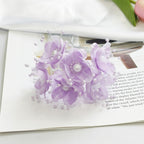 Fleurs Perlées Artificielles 12cm, Rameaux de Perles Délicates pour DIY Mariage, Accessoire Cheveux, Corsage, Décoration Champêtre et Bohème