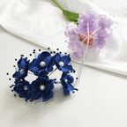 Fleurs Perlées Artificielles 12cm, Rameaux de Perles Délicates pour DIY Mariage, Accessoire Cheveux, Corsage, Décoration Champêtre et Bohème