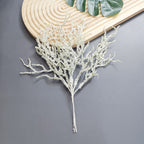 Branche Artificielle 25 cm, Petite Brindille Décorative Aspect Bois Naturel, Tige Rustique pour Vase, DIY Mariage, Décor Champêtre & Bohème