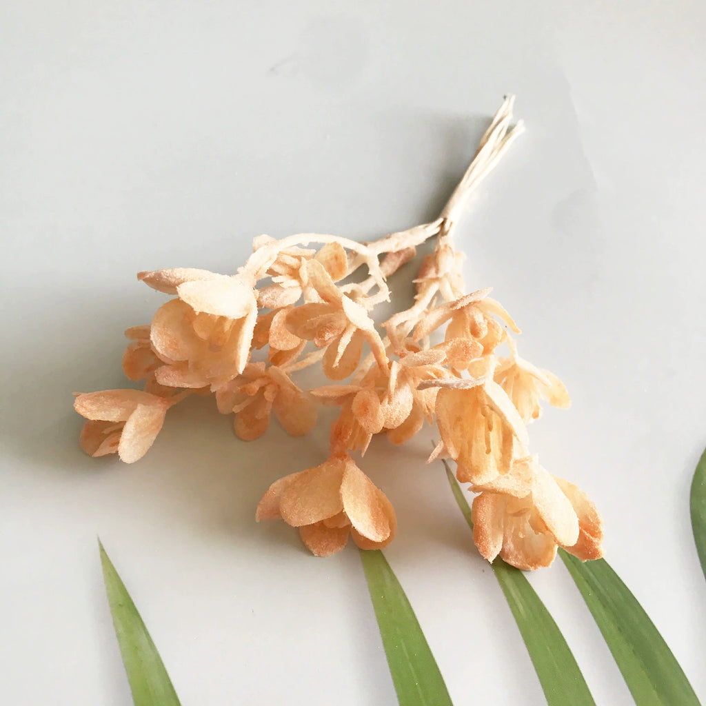 Feuillage Givré Artificiel 16,5 cm, Brindille Décorative Aspect Naturel pour DIY Mariage, Couronne, Déco Bohème, Emballage Cadeau