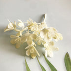 Feuillage Givré Artificiel 16,5 cm, Brindille Décorative Aspect Naturel pour DIY Mariage, Couronne, Déco Bohème, Emballage Cadeau