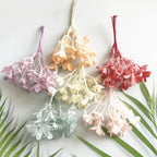 Feuillage Givré Artificiel 16,5 cm, Brindille Décorative Aspect Naturel pour DIY Mariage, Couronne, Déco Bohème, Emballage Cadeau